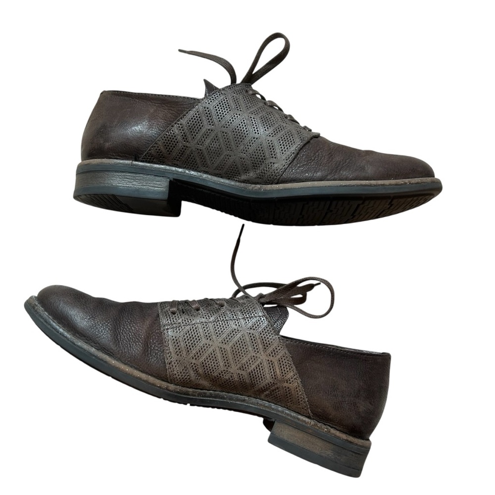Miz Mooz Brown Leather Lace Up Oxford Shoes 38 / 7.5 / 8 - Picture 5 of 9
